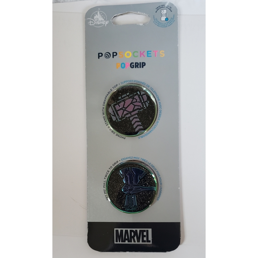 SOLD! NWT Avengers Thor Hammer Mjolnir Stormbreaker Pop Sockets